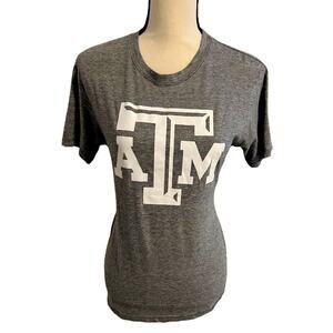 Women's NCAA Texas A&M Aggies Gray with Logo T-shirt Alta Gracia Size Medium